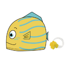 Silicone Swim Cap Kids Unisex 18M-5T