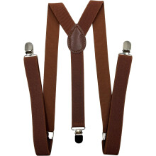 Suspenders Unisex Elastic Adjustable Y-Back Style