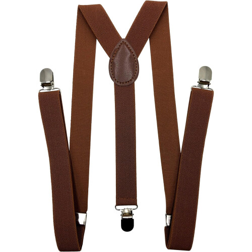 Suspenders for Women and Men Elastic Adjustable Y-Back