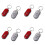 8pcs Whistle Lost Key Finder Flashing Beeping Locator Remote Keychain LED Ring 1