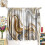 Marble Curtains Abstract Gold Fluid Texture Thermal Drapes 3