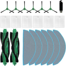 Accessories for 104 Combo, 105 Combo,Y0140, Y0110 Robot Vacuum,Roller Brush,Filters,Mop Pads