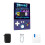 MINI40 4.0Inch Retro Game Console Open Source Linux System 22000+ Games Support 30+ Emulators with 128G Card B 1