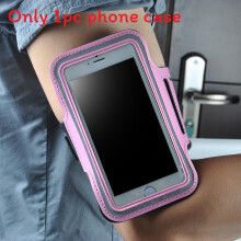 (Pink 7) Running Sports Gym Joging Armband Case Cover Holder For 7plus Phone 7
