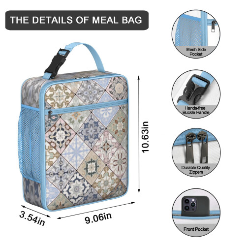 Insulated Lunch Bag with Handle 1 Pack 2