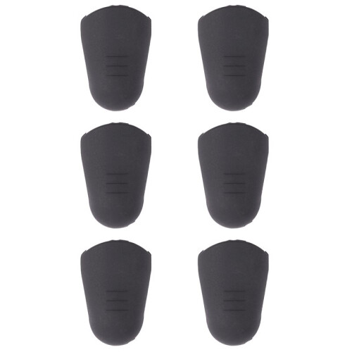6X Rubber Clarinet Saxophone Mouthpiece Cap Protect Delicate Tip Black