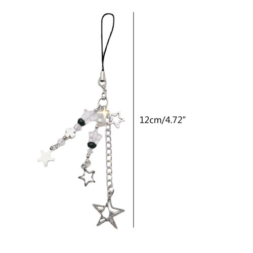 Mobile Phone Chain Star Pendant Charm Strap 2