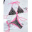 Women's Leopard Print Bikini Set Halter Triangle Bra 7