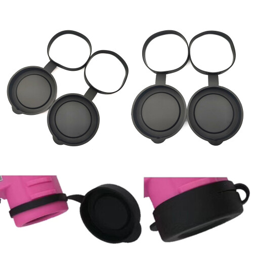 Silicone Lens Caps for Binoculars 52mm-55mm 2