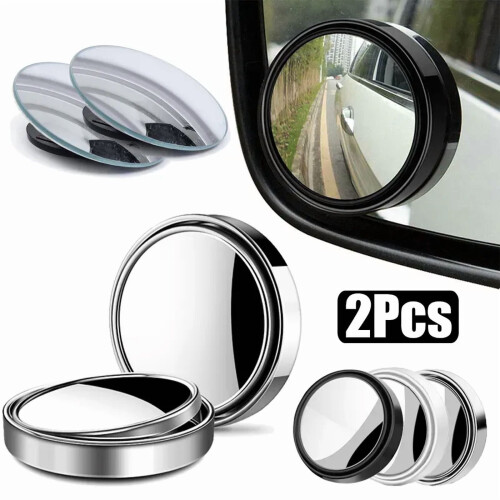 Round Convex Blind Spot Mirror for Car 2 pcs 1