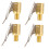Car Tire Air Chuck Brass Open End 4 Pcs 4