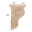 Wood Corbels Khaki Finish Decorative 2-Pack 2