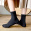 Women's Ruffle Ankle Socks Scalloped Pointelle Solid 4 Pairs 4