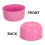 Round Pink Plastic Bowls for Soup and Rice 10 Pcs 7