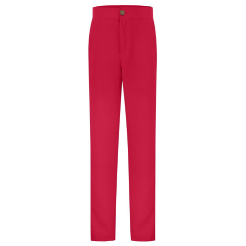 Boys' Stretch Chino School Pants Red Size 14-15 2