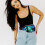 Reversible Sequin Fanny Pack Black 1 Set 8