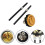 Gold Electroplated Dual Flush Toilet Buttons 7