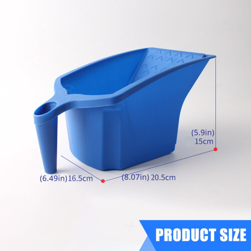 Paint Cup Organizer Tray Plastic with Ergonomic Handle 2