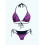 Women's leopard print bikini set with removable pads 2 piece 3