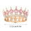 Rhinestone Bridal Headpiece Pink One Piece 2