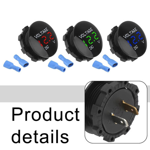 D3 Voltage Table LED Digital Voltmeter DC Battery Gauge 1