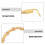 Bamboo Teapot Handles Replacement Accessories Light Yellow 3