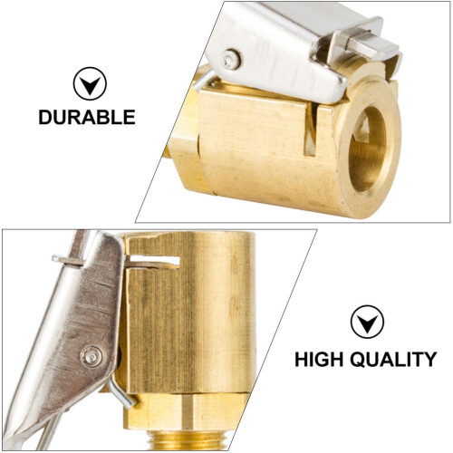Car Tire Air Chuck Brass Open End 4 Pcs 1