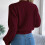 Women's Sweater Casual Cable Knit Crewneck Pullover 5