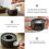 Black Ceramic Tea Warmer with Candle Holder 1 Set 7