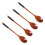 Wooden Spoons Tableware Set 4 Pieces 9.3 x 1.6 Inches 4