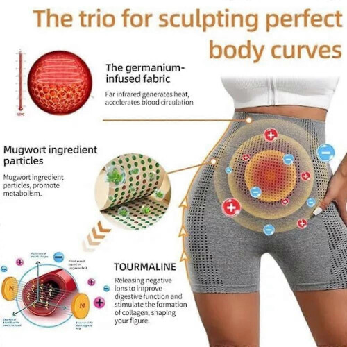 Micro-Vibration Massage Shorts Ice Silk Ion Fiber 1 Pair 1