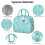 Tropical Seashell Lunch Tote Thermal Insulated 1 Pack 4