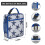 Thermal Lunch Box Bag Starfish Print Insulated Waterproof 1 2