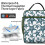 Thermal Lunch Box Bag Starfish Print Insulated Waterproof 3