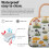 Lunch Tote Bag Leakproof Mushroom Design 1 Pack 3