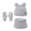 Kids Winter Hat Gloves Scarf Set Fleece-Lined for Ages 4-10 5