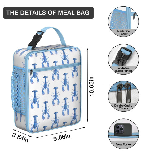 Portable Thermal Lunch Box with Dragon Design 1 Pack 1