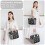 Insulated Tote Bag Solar Eclipse Design 1 Pack 6
