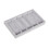 Glasses Display Tray Gray Flannel 5-Grid Eyewear Organizer 1
