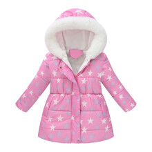 Toddler Girls Winter Hooded Coat Pink Size 4-5 Years