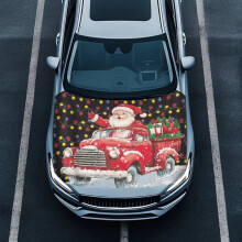 Santa Claus Car Hood Cover Waterproof Polyester