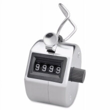 Portable Metal Tally Counter for Women 4-Digit