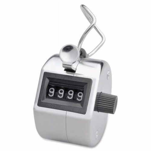 Golf Lap Counter Metal Tally Clicker 4-Digit