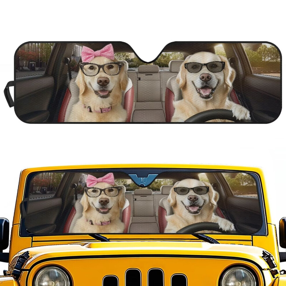 Windshield Sun Shade For Wrangler Tj/Jk/Jl 1997Â2024 9085618054011
