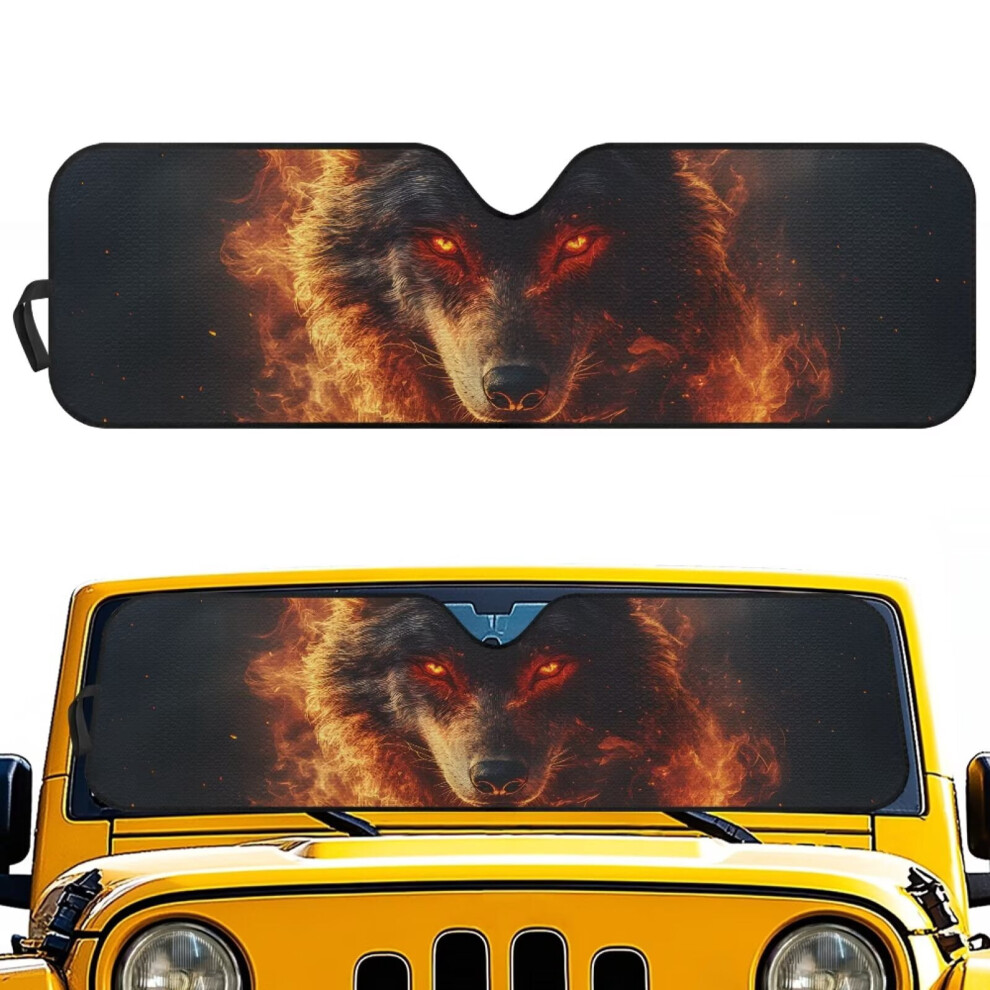 Windshield Sun Shade For Jeep Wrangler Jl/Jlu & Gladiator 9085618055094
