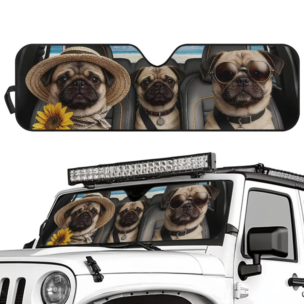 Foldable Windshield Sunshade For Jeep Wrangler Tj/Jk/Jku 9085618047891
