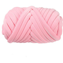 Velvet Chunky Yarn Pink Bulky Knitting Yarn 1 Piece
