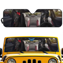 Windshield Sun Shade for Jeep Wrangler TJ JK JL 2-Door and