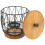 Coffee Pod Holder Wooden Lid Base 12-Cup Capacity 3