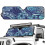 Front Windshield Sun Shade for Jeep Wrangler JL and 1